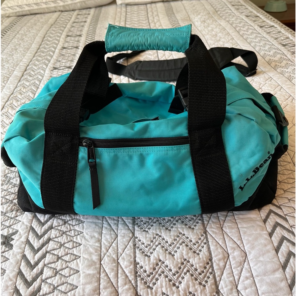 LL BEAN small duffle. 9”H x 18”L x 9” D